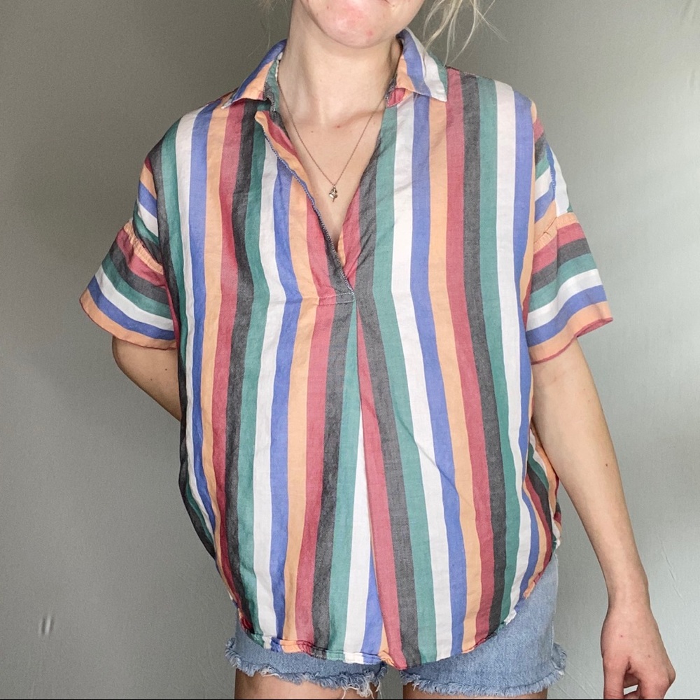 MADEWELL Striped Blouse